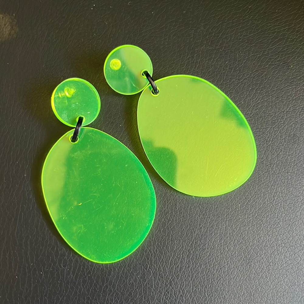Neon earrings